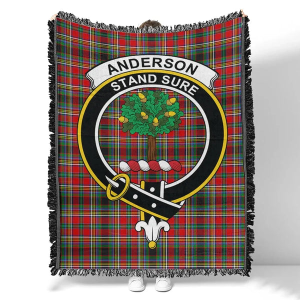 Anderson of Arbrake Tartan Classic Crest Woven Blanket