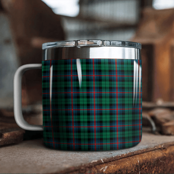 Urquhart Broad Red Ancient Tartan Classic Camp Mug