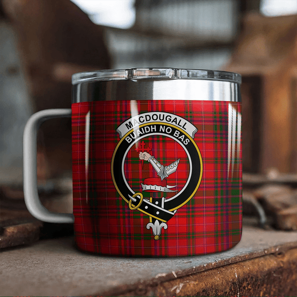 MacDougall Modern Tartan Classic Crest Camp Mug