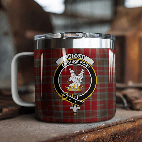 Lindsay Weathered Tartan Classic Crest Camp Mug