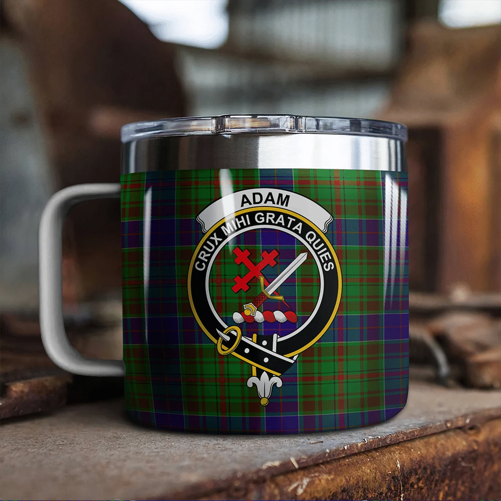 Adam Tartan Classic Crest Camp Mug