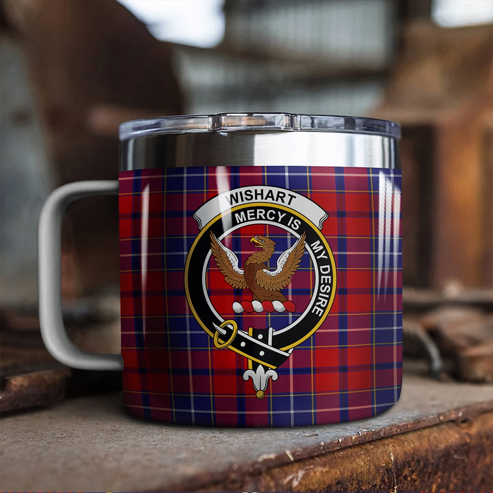 Wishart Dress Tartan Classic Crest Camp Mug