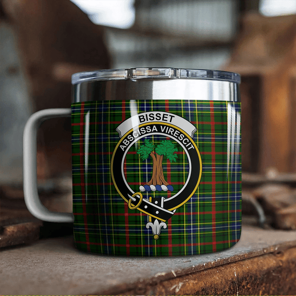 Bisset Tartan Classic Crest Camp Mug