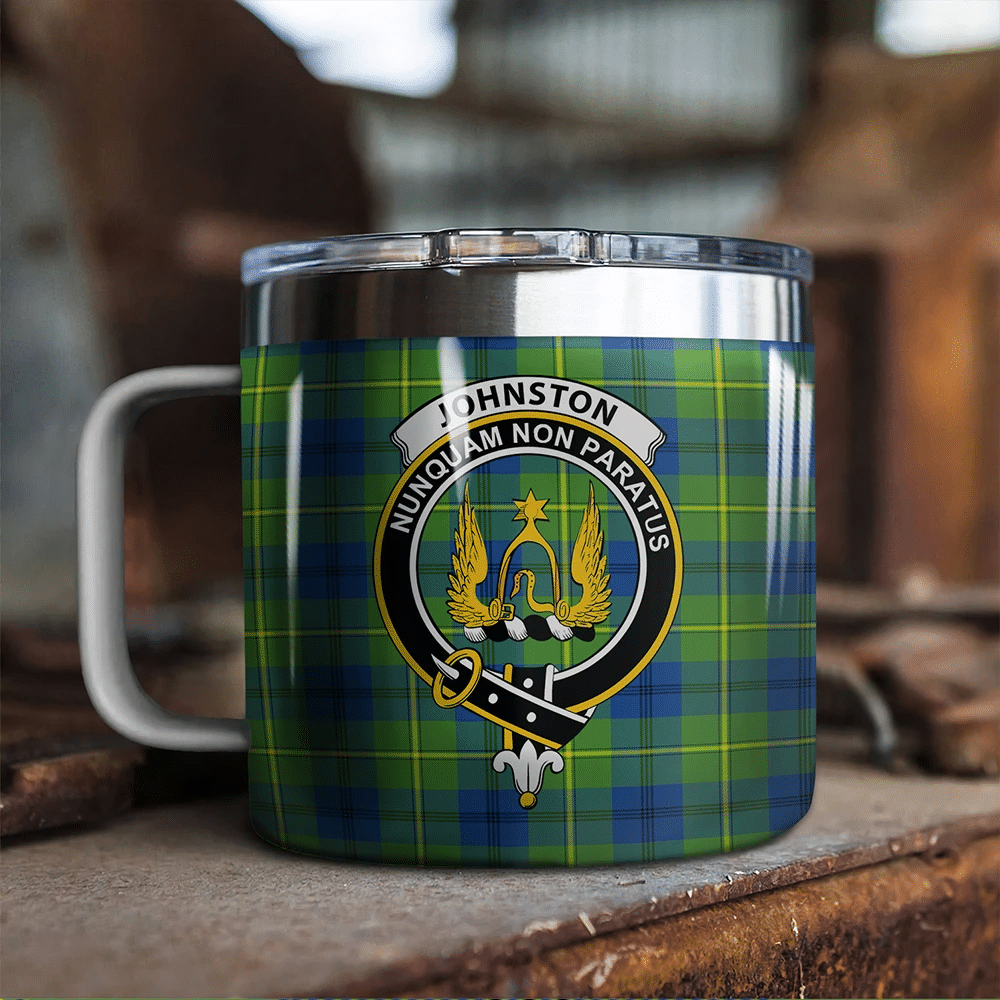 Johnston Ancient Tartan Classic Crest Camp Mug