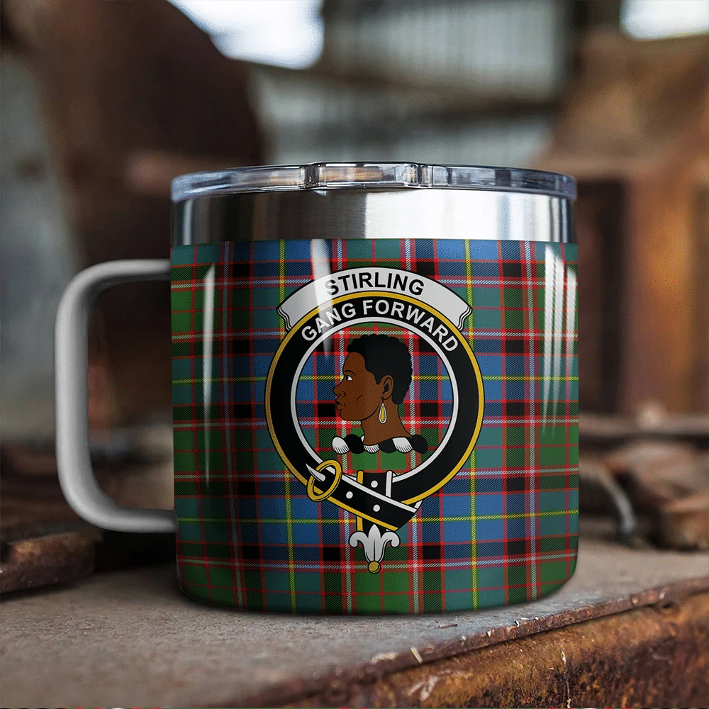 Stirling & Bannockburn District Tartan Classic Crest Camp Mug