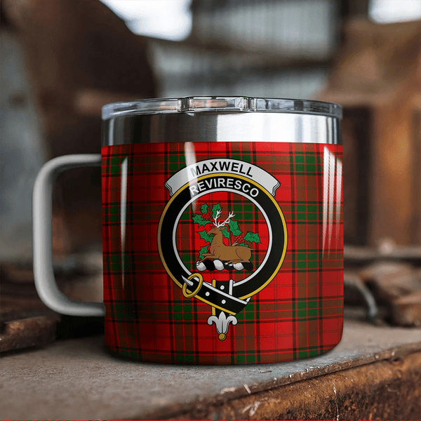 Maxwell Modern Tartan Classic Crest Camp Mug