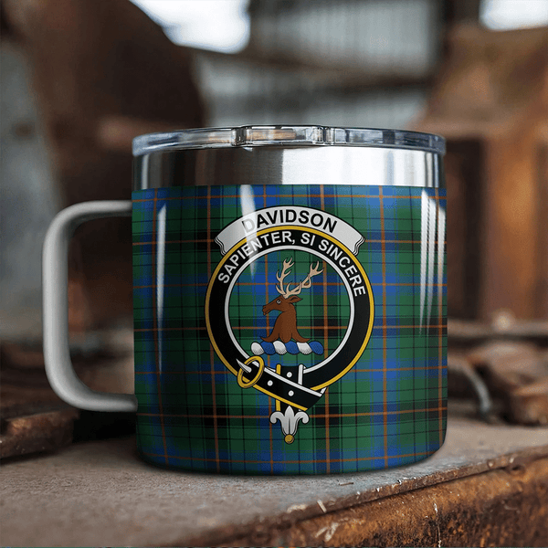 Davidson Ancient Tartan Classic Crest Camp Mug