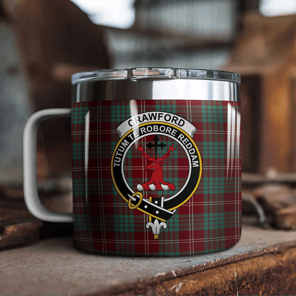 Crawford Modern Tartan Classic Crest Camp Mug