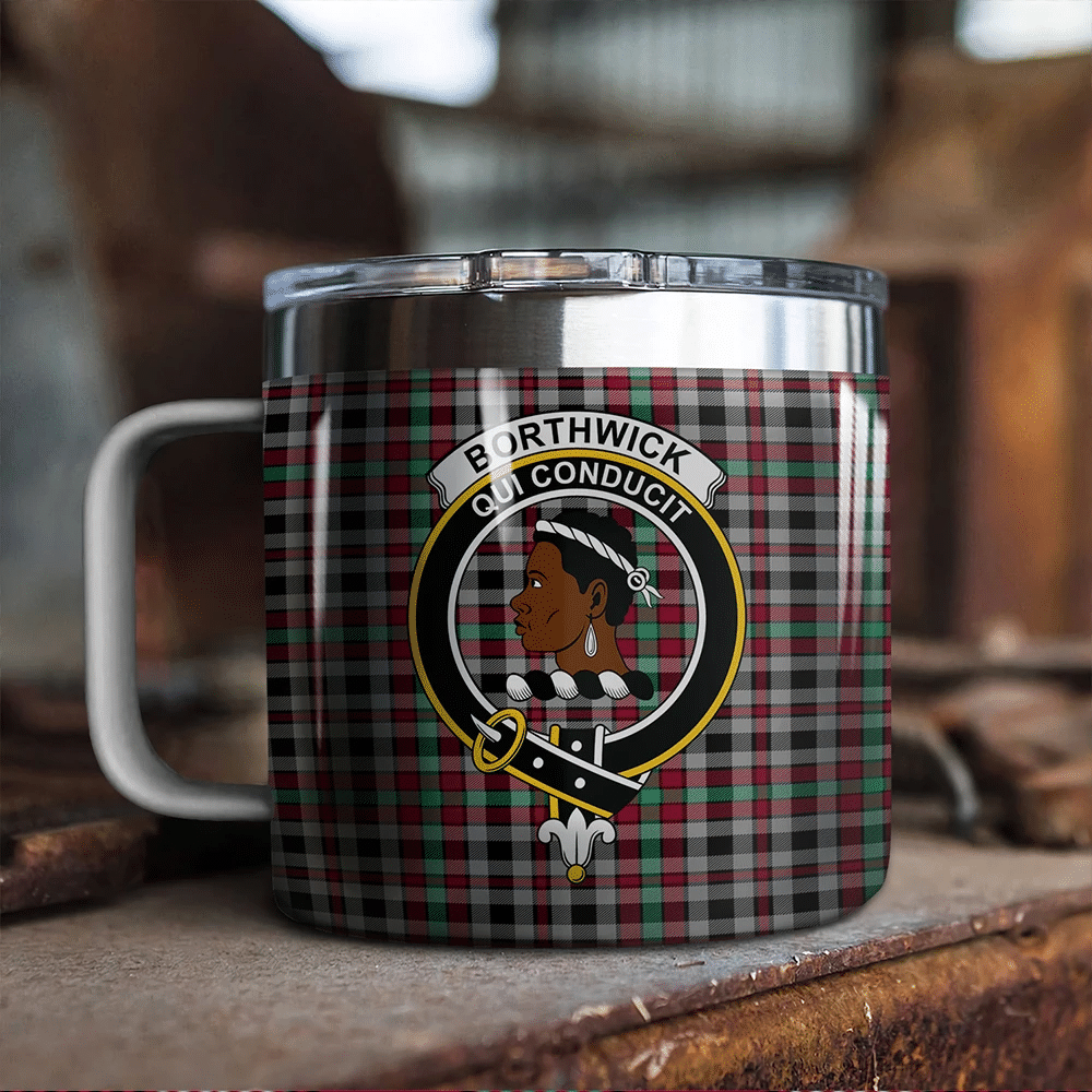 Borthwick Ancient Tartan Classic Crest Camp Mug