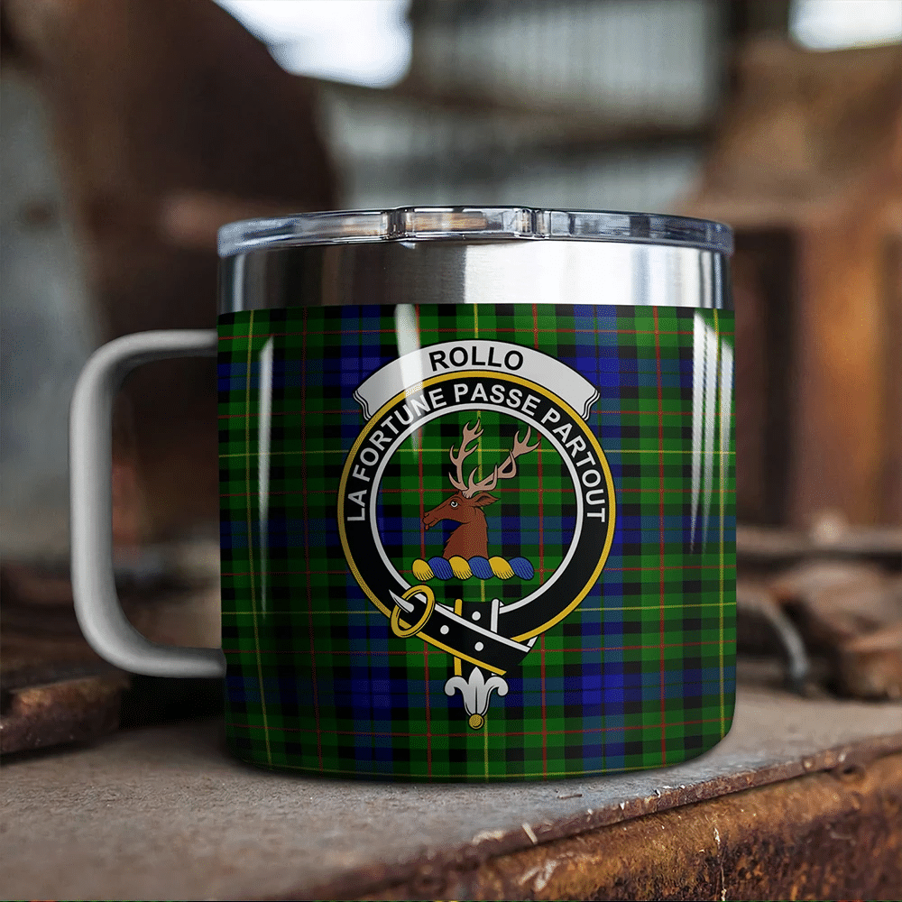 Rollo Modern Tartan Classic Crest Camp Mug