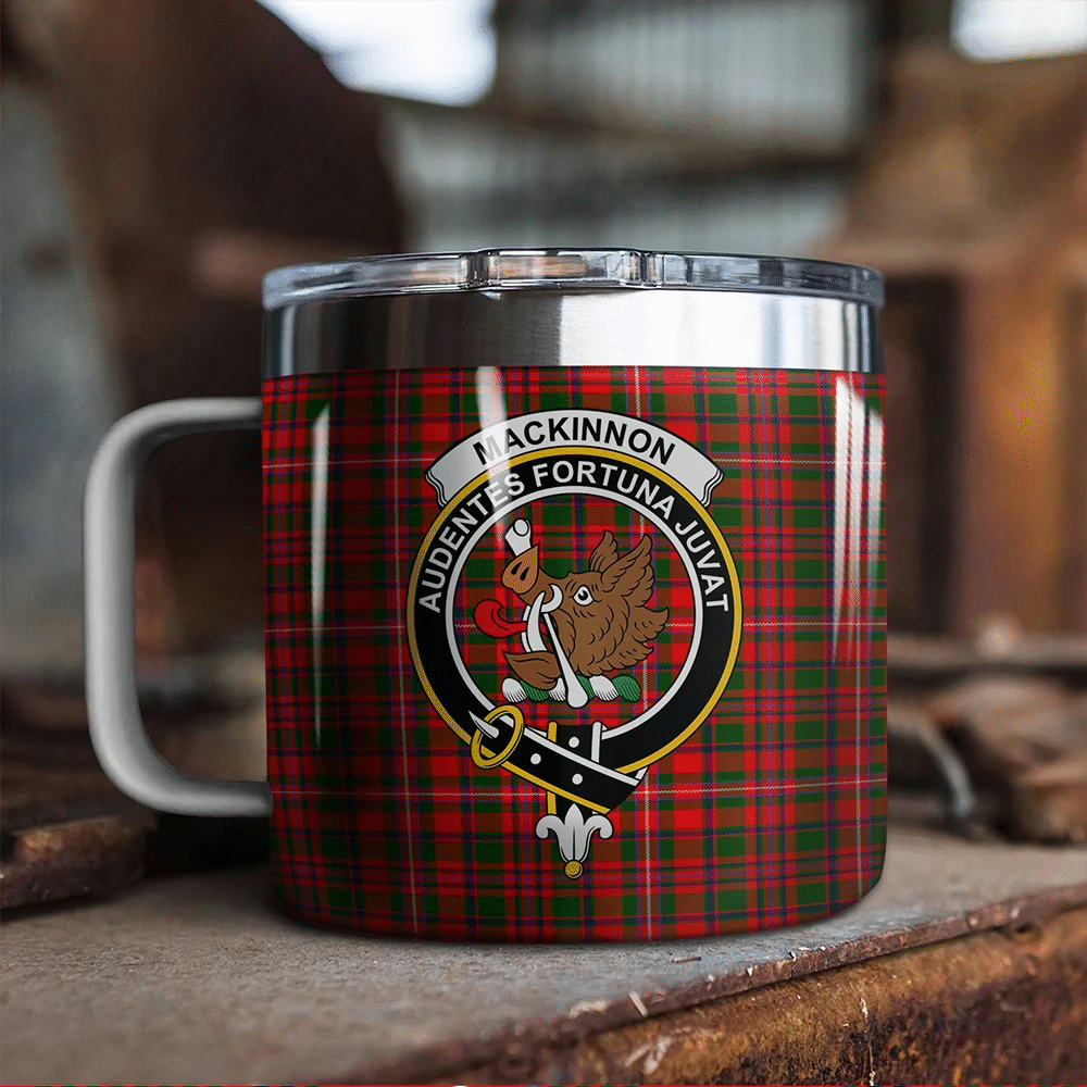 MacKinnon Modern Tartan Classic Crest Camp Mug