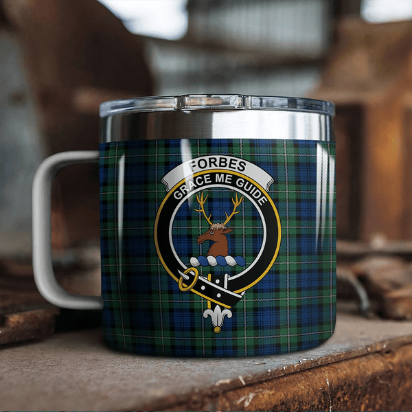 Forbes Ancient Tartan Classic Crest Camp Mug