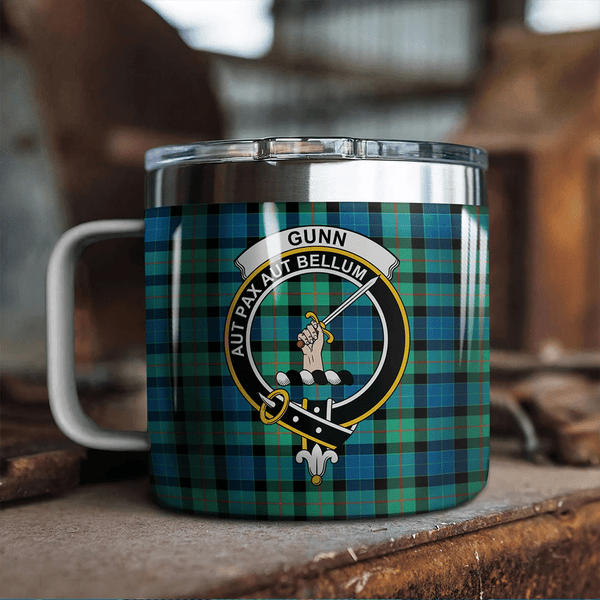 Gunn Ancient Tartan Classic Crest Camp Mug