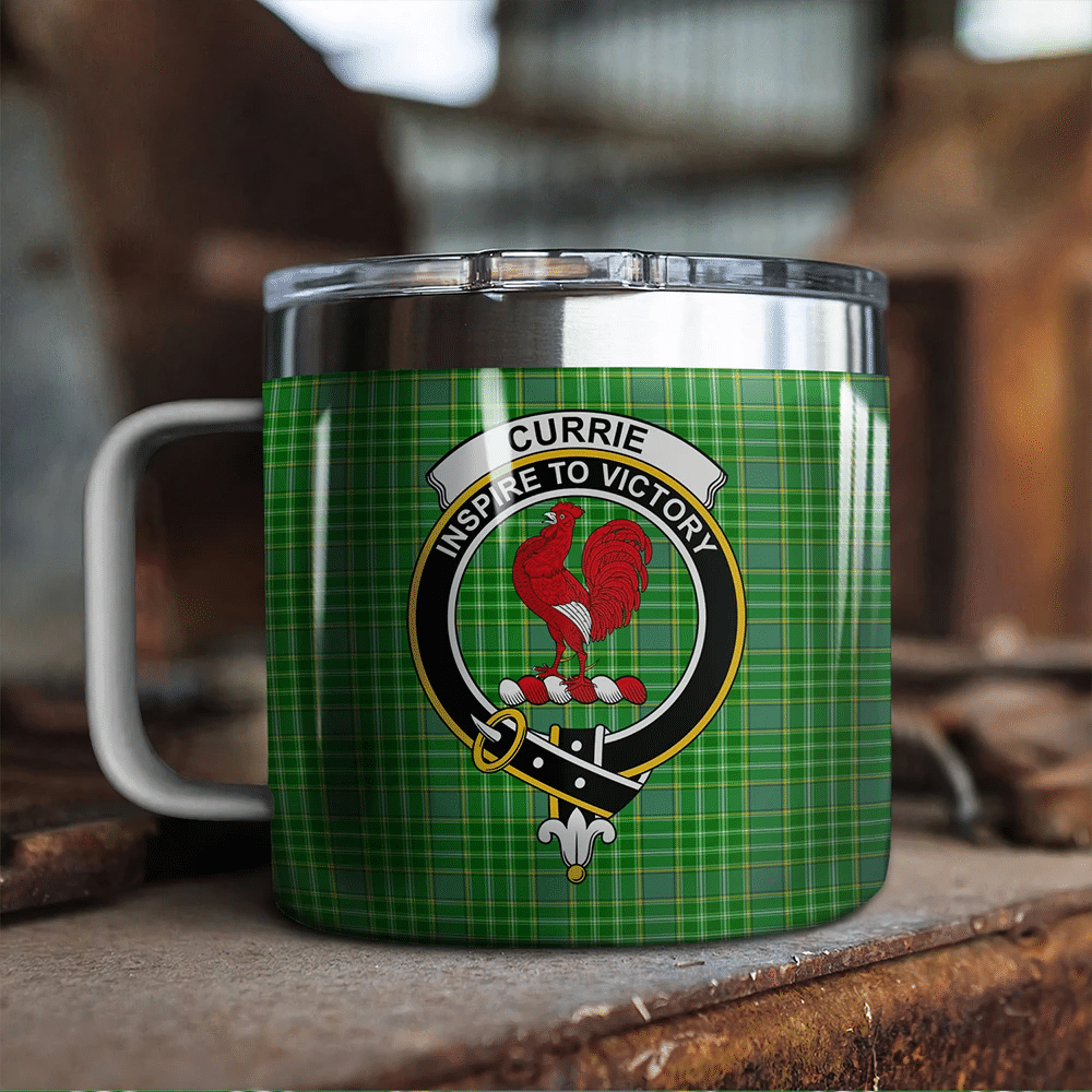 Currie Tartan Classic Crest Camp Mug