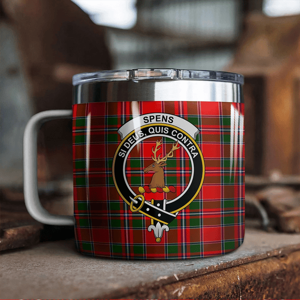 Spens Modern Tartan Classic Crest Camp Mug