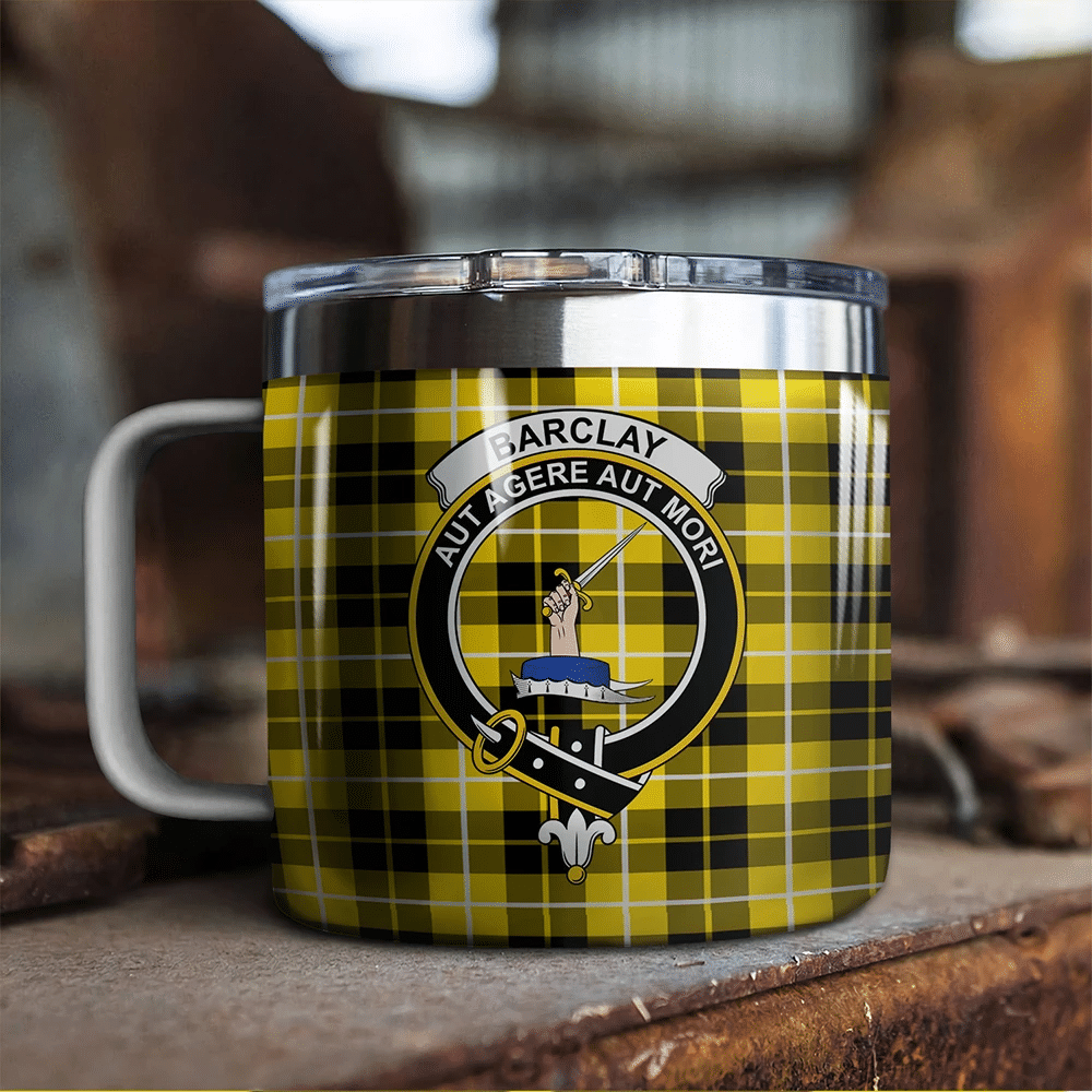 Barclay Dress Modern Tartan Classic Crest Camp Mug