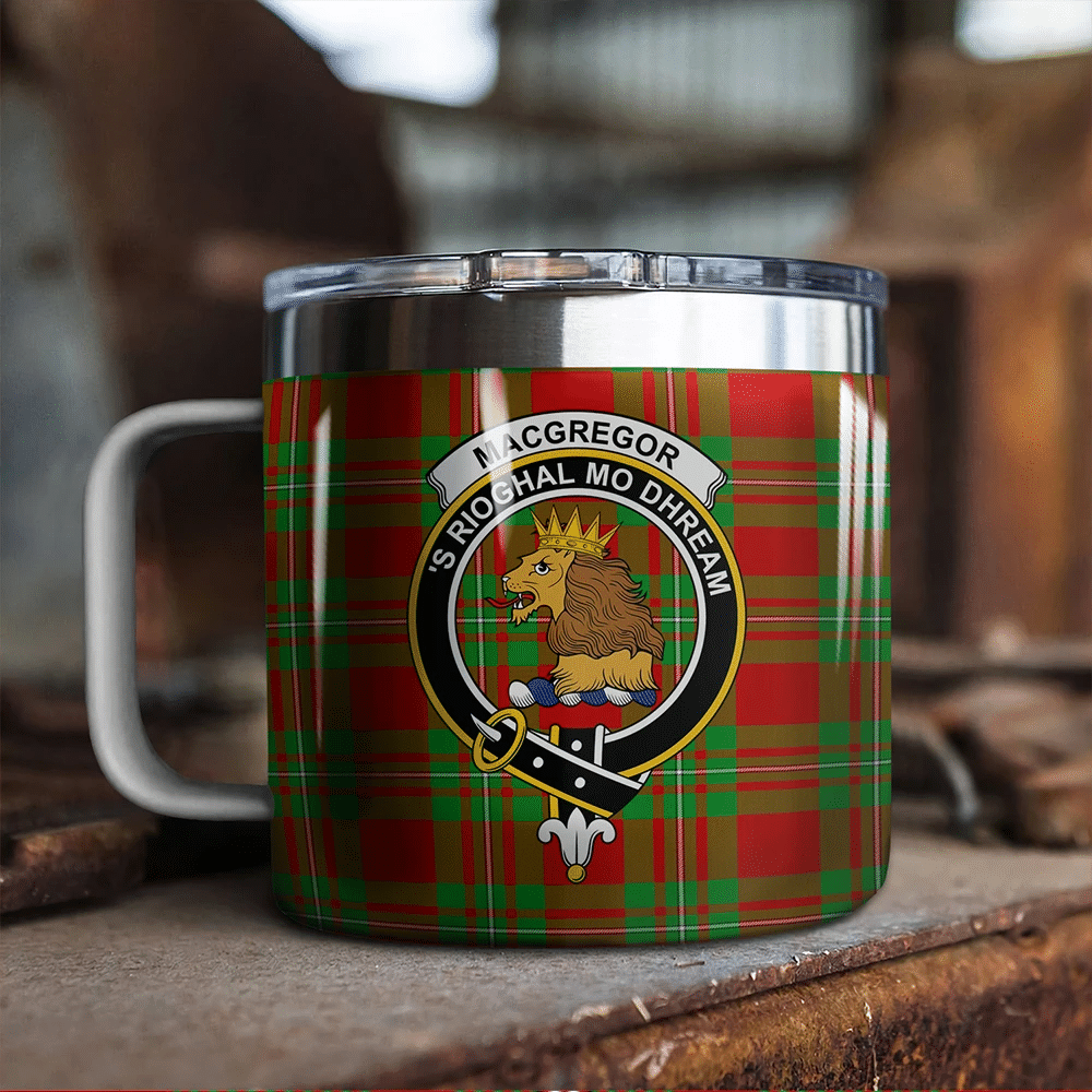 MacGregor Modern Tartan Classic Crest Camp Mug