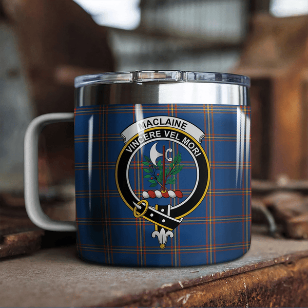 MacLaine of Loch Buie Tartan Classic Crest Camp Mug