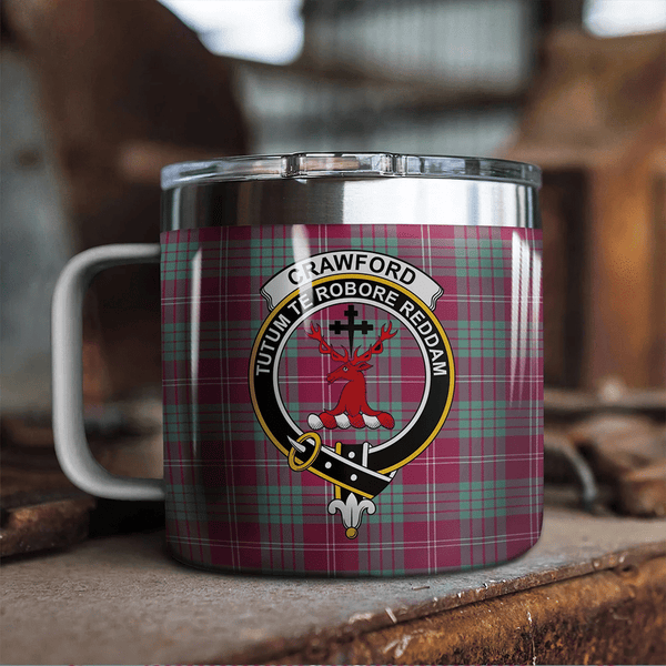 Crawford Ancient Tartan Classic Crest Camp Mug