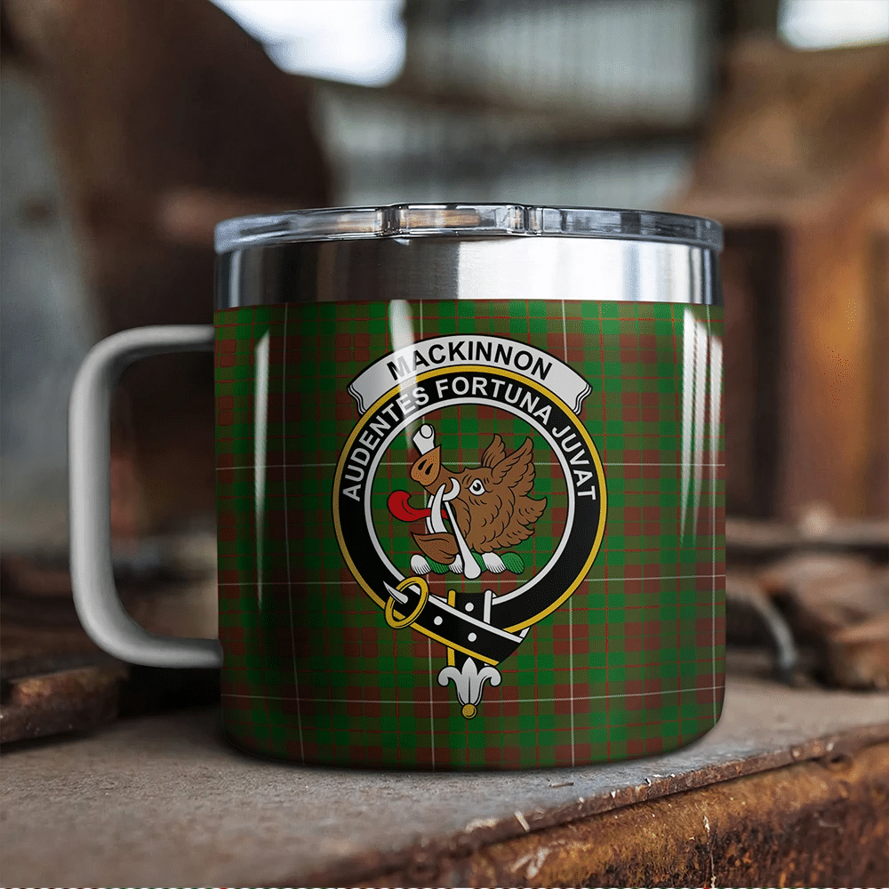 MacKinnon Hunting Modern Tartan Classic Crest Camp Mug