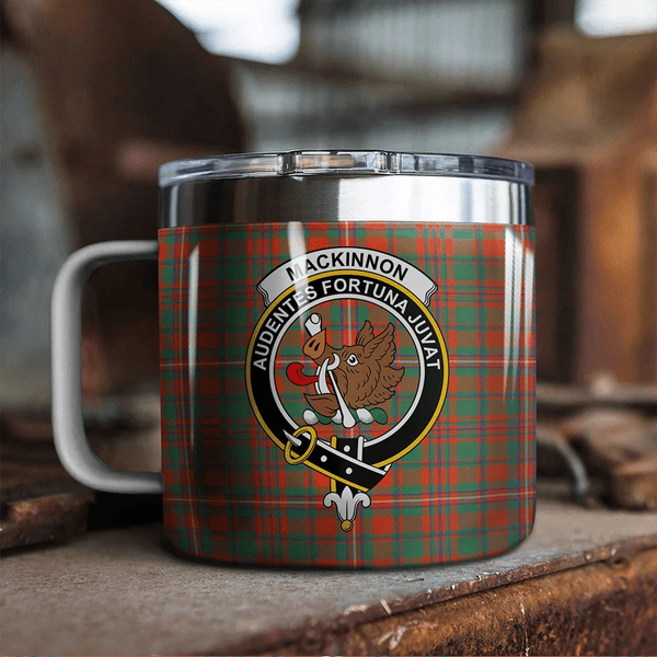 MacKinnon Ancient Tartan Classic Crest Camp Mug