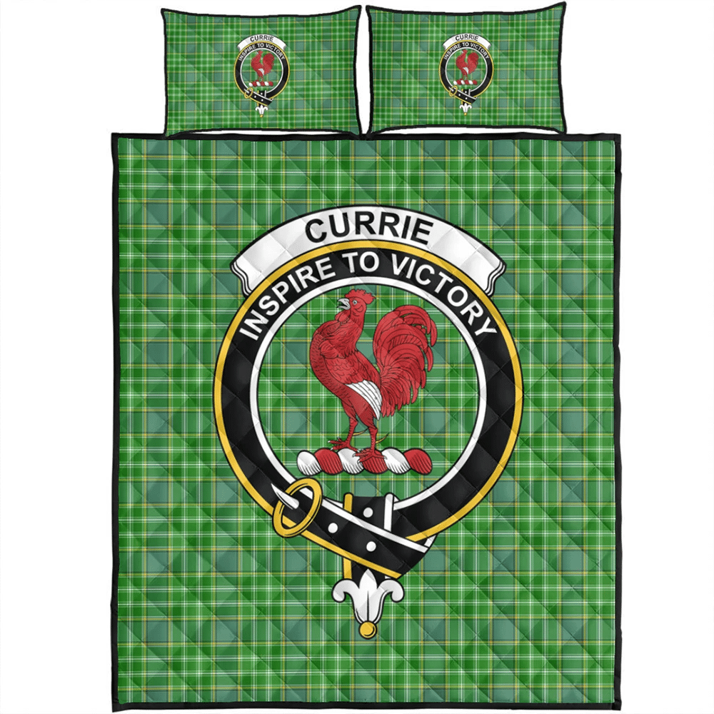 Currie Tartan Classic Crest Quilt Bed Set