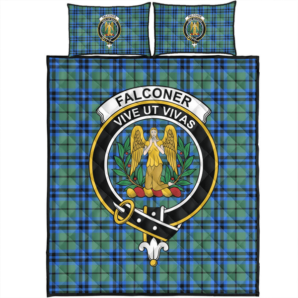 Falconer Tartan Classic Crest Quilt Bed Set