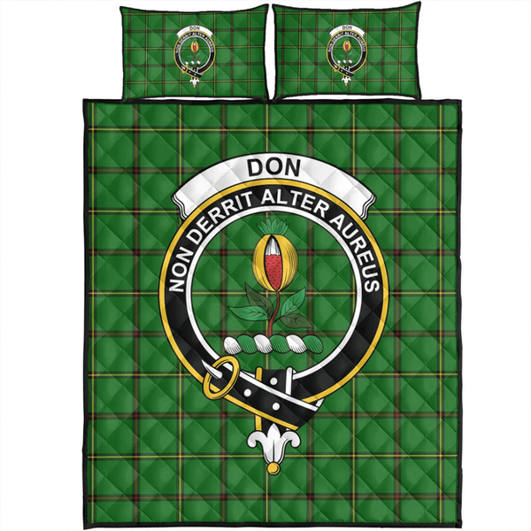 Don (Tribe-of-Mar) Tartan Classic Crest Quilt Bed Set