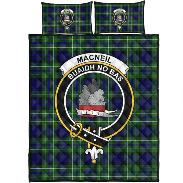 MacNeil of Colonsay Modern Tartan Classic Crest Quilt Bed Set