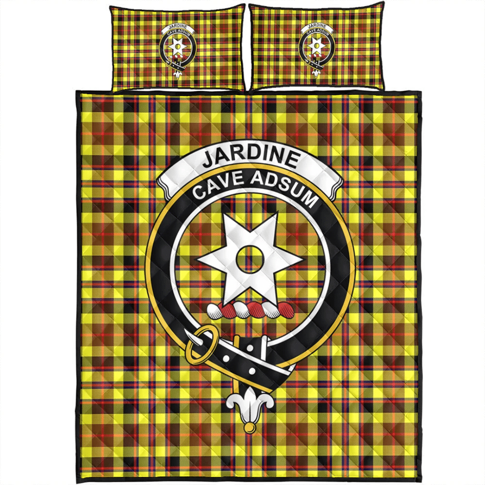 Jardine Tartan Classic Crest Quilt Bed Set