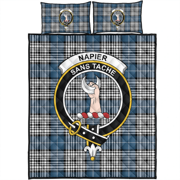 Napier Modern Tartan Classic Crest Quilt Bed Set