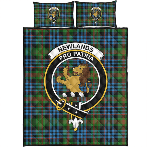 Newlands of Lauriston Tartan Classic Crest Quilt Bed Set