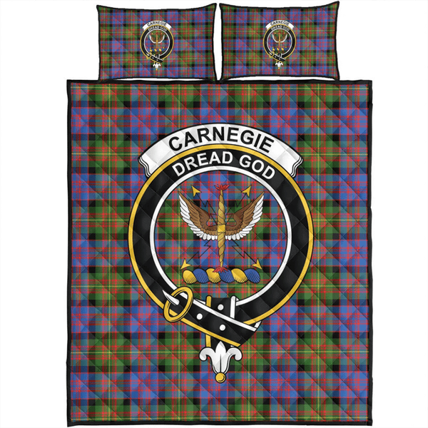 Carnegie Ancient Tartan Classic Crest Quilt Bed Set