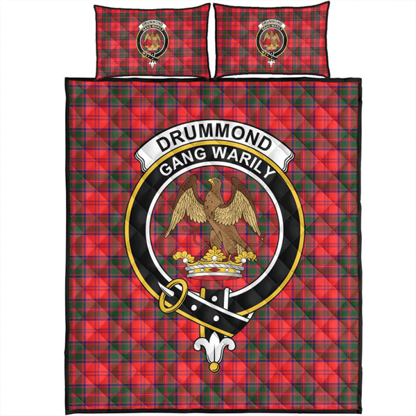 Drummond Modern Tartan Classic Crest Quilt Bed Set