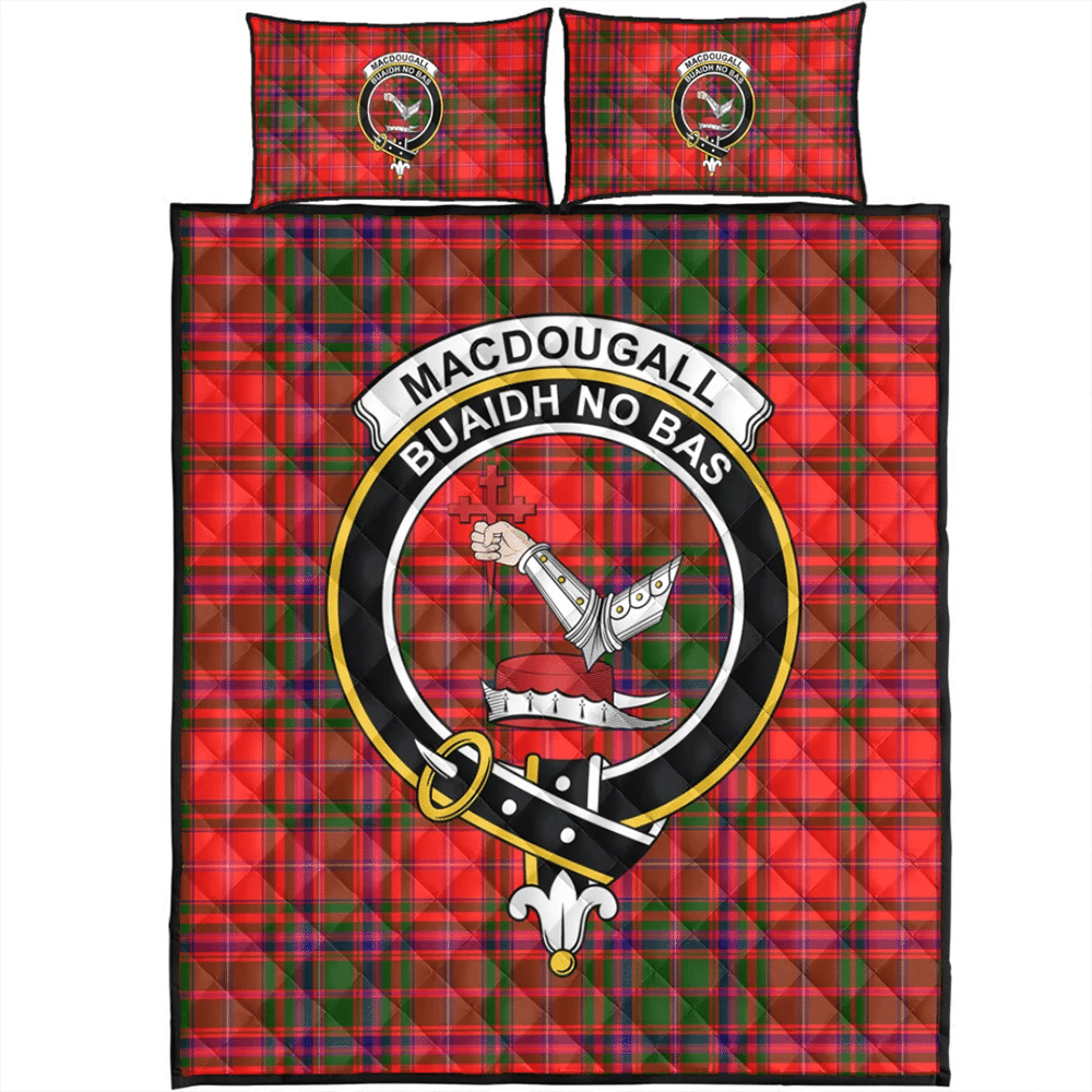 MacDougall Modern Tartan Classic Crest Quilt Bed Set