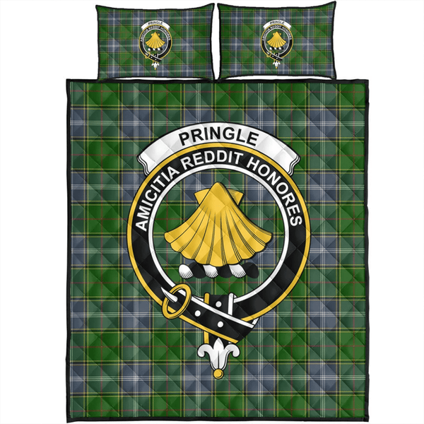 Pringle Tartan Classic Crest Quilt Bed Set