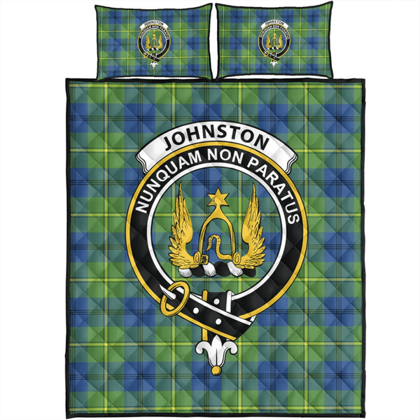 Johnston Ancient Tartan Classic Crest Quilt Bed Set