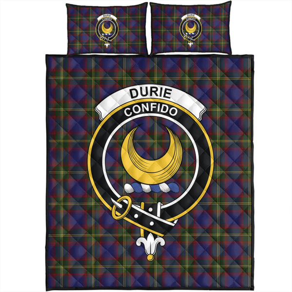 Durie Tartan Classic Crest Quilt Bed Set