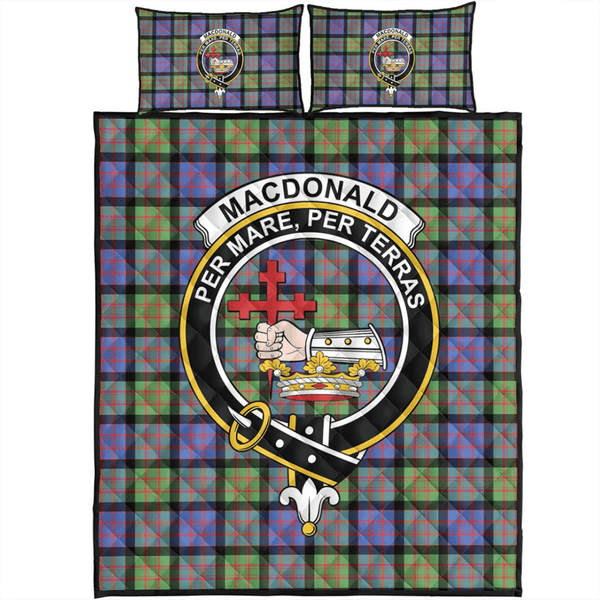 MacDonald Ancient Tartan Classic Crest Quilt Bed Set