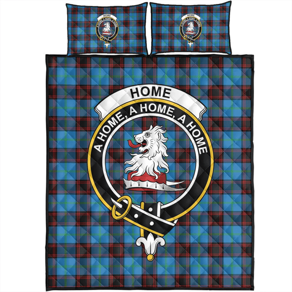 Home Ancient Tartan Classic Crest Quilt Bed Set