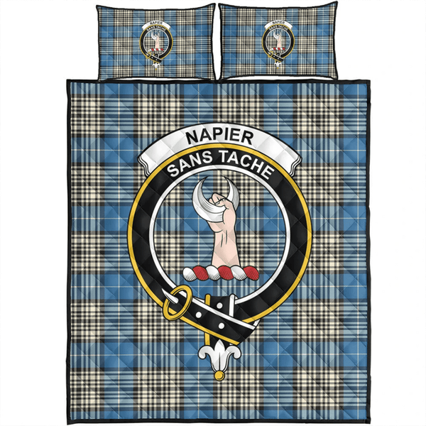 Napier Ancient Tartan Classic Crest Quilt Bed Set