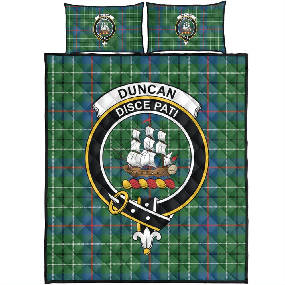 Duncan Ancient Tartan Classic Crest Quilt Bed Set