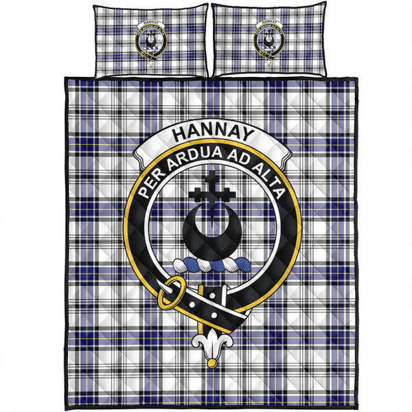 Hannay Modern Tartan Classic Crest Quilt Bed Set