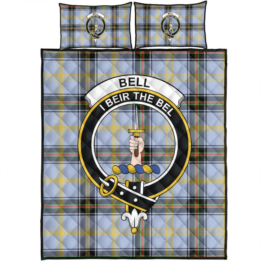 Bell of the Borders Tartan Classic Crest Quilt Bed Set