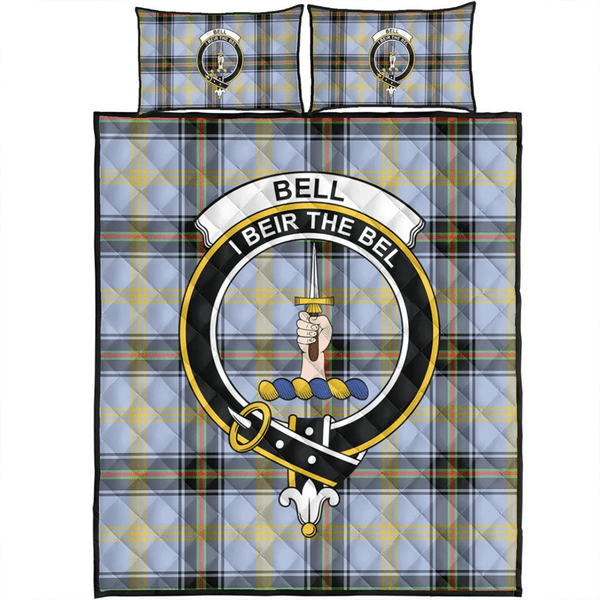 Bell of the Borders Tartan Classic Crest Quilt Bed Set