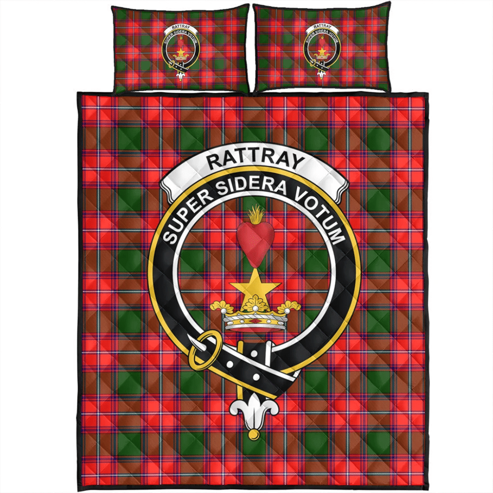 Rattray Modern Tartan Classic Crest Quilt Bed Set