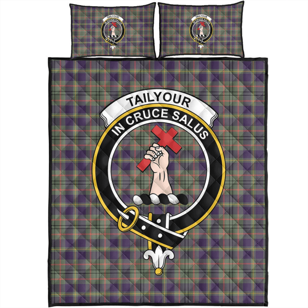 Tailyour Tartan Classic Crest Quilt Bed Set