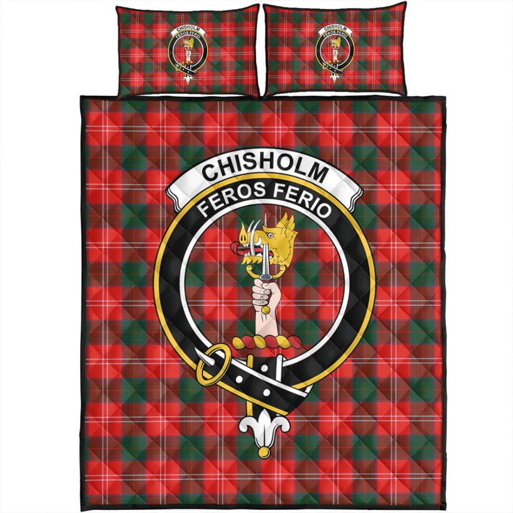 Chisholm Modern Tartan Classic Crest Quilt Bed Set