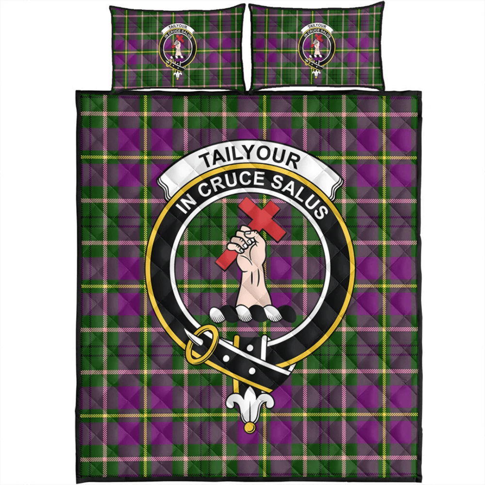 Tailyour Weathered Tartan Classic Crest Quilt Bed Set