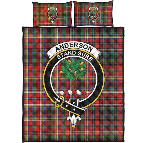 Anderson of Arbrake Tartan Classic Crest Quilt Bed Set